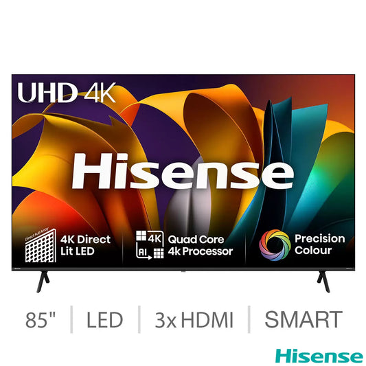 Hisense 85A6NTUK 85 Inch LED Freely Smart TV 5-Year Warranty