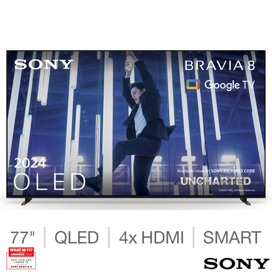 Sony Bravia 8 K77XR80U 77 Inch 4K OLED Smart Google TV 5-Year Warranty