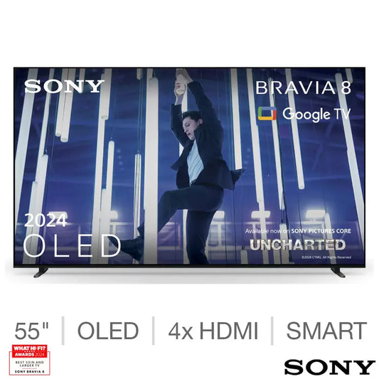 Sony Bravia 8 K55XR80U 55 Inch 4K OLED Smart Google TV 5-Year Warranty