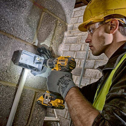 DEWALT Brushless Hammer Drill Driver Kit - With 2x Batteries, Kit Bag & Charger