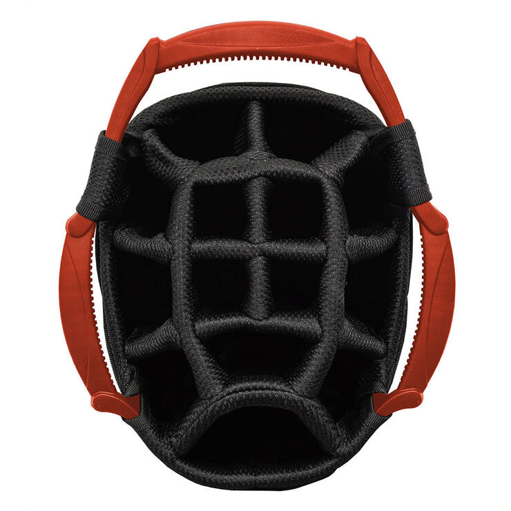 Longridge Elements Waterproof Golf Cart Bag in Black and Red