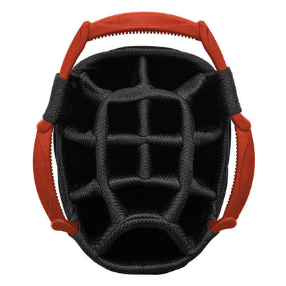 Longridge Elements Waterproof Golf Cart Bag in Black and Red