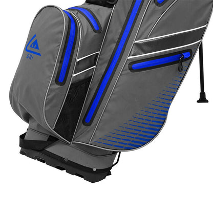 Longridge Elements Waterproof Stand Bag in Grey and Blue