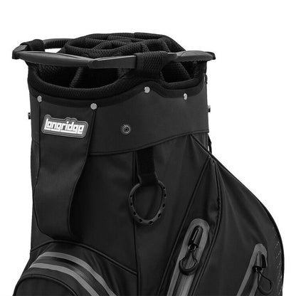 Longridge Elements Waterproof Golf Cart Bag in Black and Grey