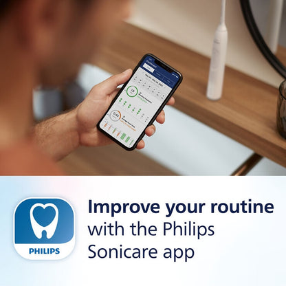 Philips Sonicare 6500 Series Electric Toothbrush, Dual Pack in Black & White