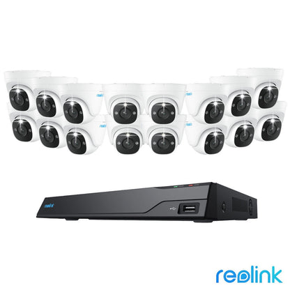 Reolink 12MP 4K+ UHD NVR PoE AI 16 x channel / 16 x Dome Camera Kit with 4TB HDD