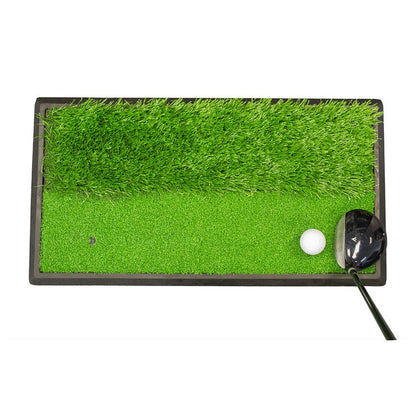 Longridge Dual Golf Practice Mat with Rubber Tee