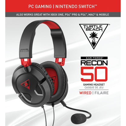 Turtle Beach Recon 50 Gaming Headset Wired Black