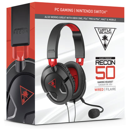 Turtle Beach Recon 50 Gaming Headset Wired Black