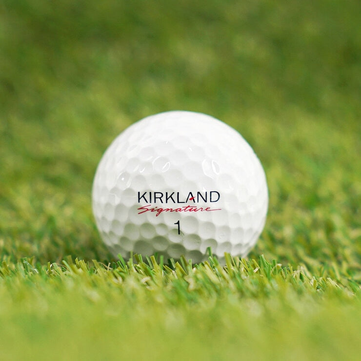 Kirkland Signature 3-Piece Urethane Cover White Golf Balls - 24 Pack
