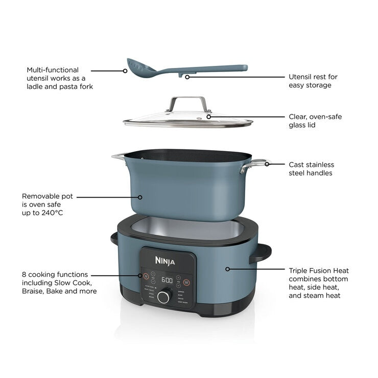 Ninja Foodi 8-in-1 PossibleCooker Slow Cooker, MC1001UK