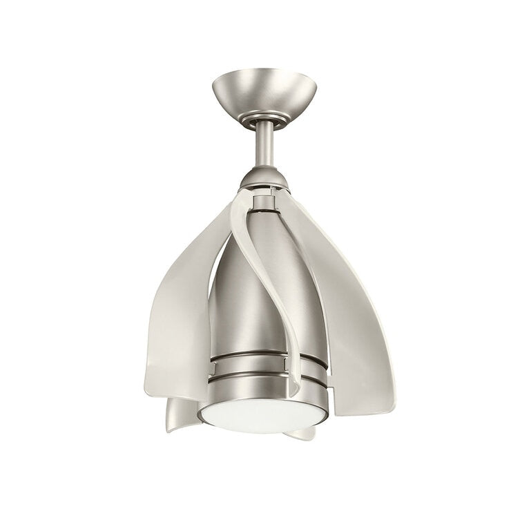Elstead Terna 38cm Fan - Brushed Nickel
