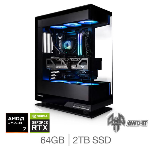 AWD-IT Evolution 9 AMD Ryzen 7 64GB RAM 2TB SSD NVIDIA GF RTX 5090 Gaming PC