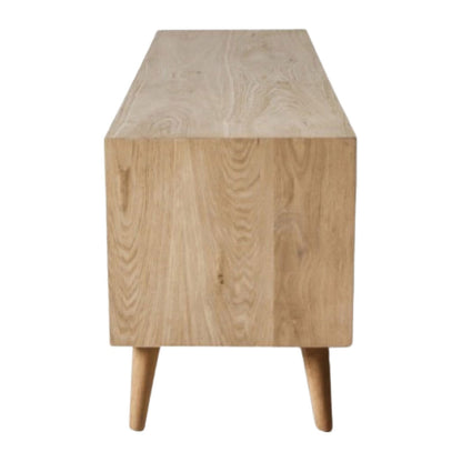 Gallery Milano Oak Entertainment Unit for TVs up to 55 Inch TV Stand