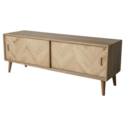 Gallery Milano Oak Entertainment Unit for TVs up to 55 Inch TV Stand