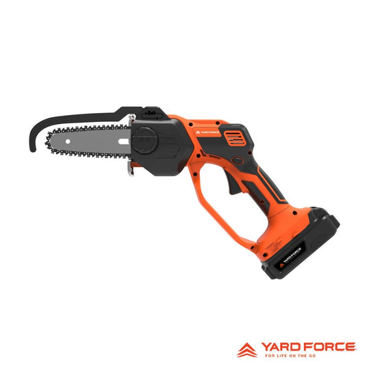 Yard Force 20V 12cm Mini Chainsaw 20V (2Ah) Battery & Charger Bundle