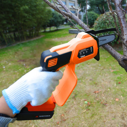 Yard Force 20V 12cm Mini Chainsaw 20V (2Ah) Battery & Charger Bundle
