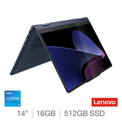 Lenovo IdeaPad 5 2 in 1 Laptop, Core i5, 16GB/512GB, 14 Inch OLED, 83KX005FUK
