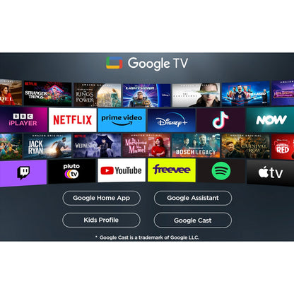 TCL 65P8K-UK 65 Inch QLED 4K Ultra HD Google Smart TV