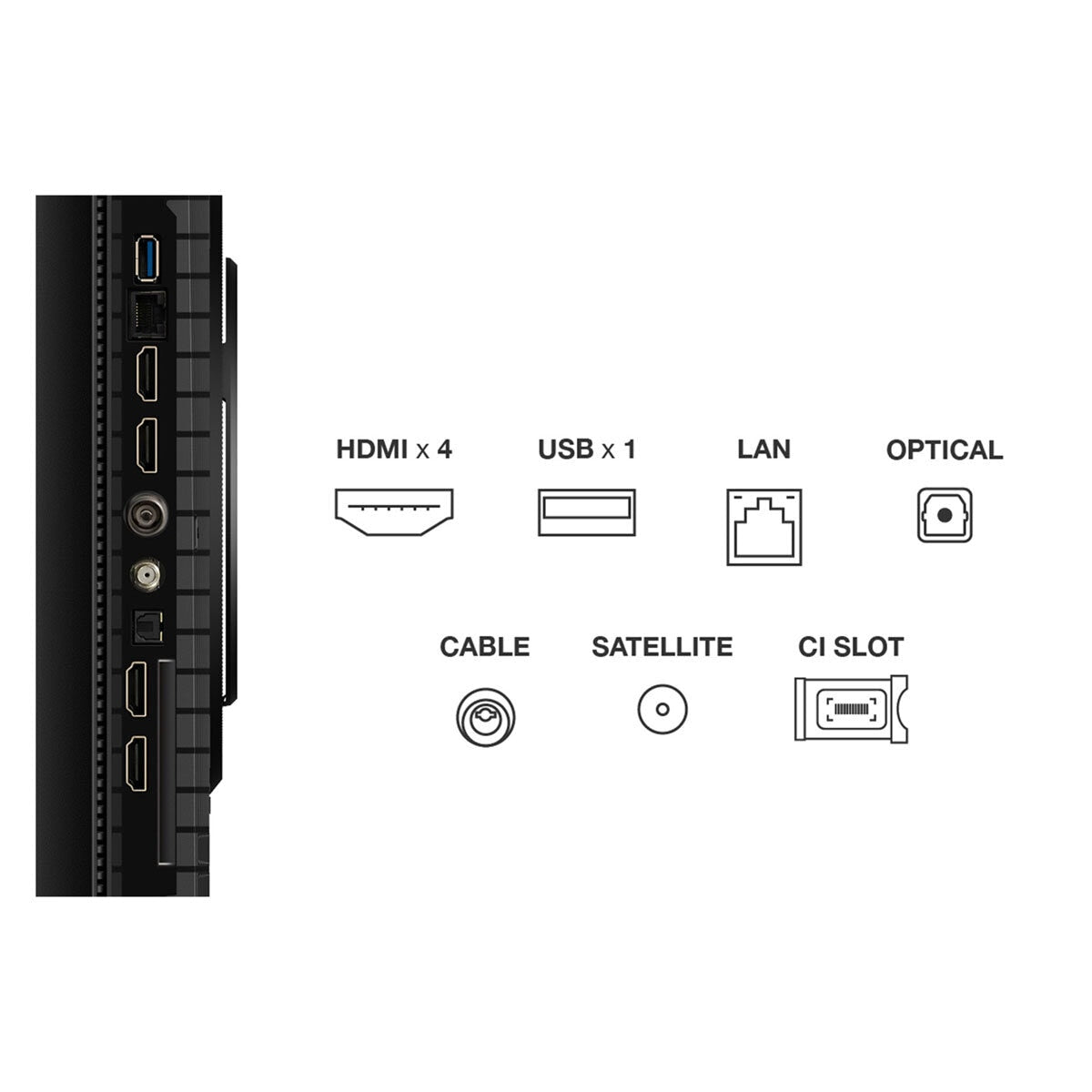 TCL 75P8K-UK 75 Inch QLED TV