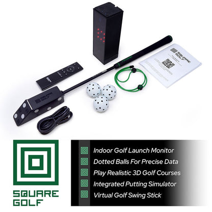 Square Golf Simulator Home Studio Bundle