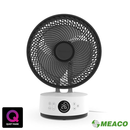 Meaco Sefte 10 Inch Corded Desktop Cooling Fan in White