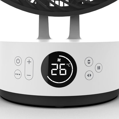 Meaco Sefte 10 Inch Corded Desktop Cooling Fan in White