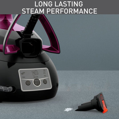 Tefal SV8154G0 Express Vision Steam Generator Iron in Black & Purple
