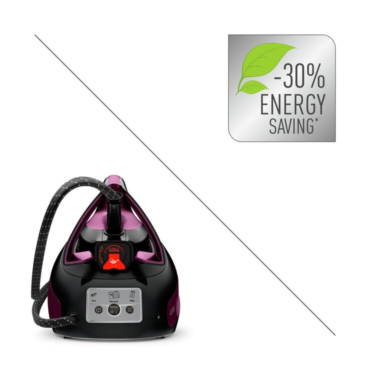 Tefal SV8154G0 Express Vision Steam Generator Iron in Black & Purple