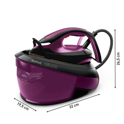 Tefal SV8154G0 Express Vision Steam Generator Iron in Black & Purple