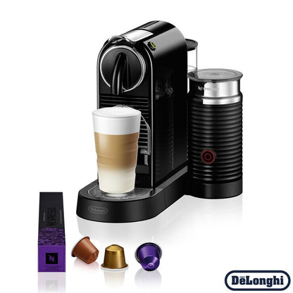 Nespresso by De'Longhi Citiz Capsule Coffee Machine & Aeroccino Milk Frother