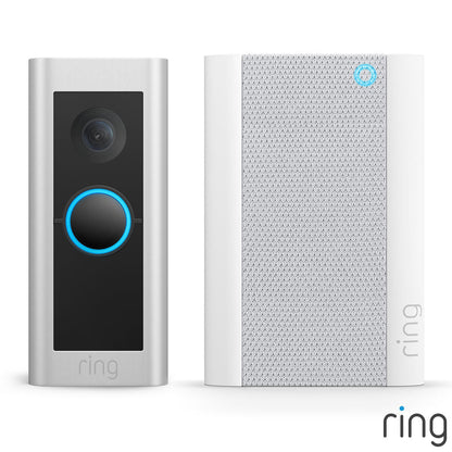 Ring Video Doorbell Pro 2 with Chime Pro, Plug-in Installation