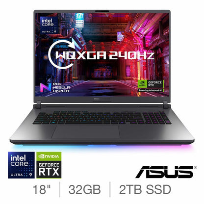 ASUS ROG Strix G18 Gaming Laptop - 18 Inch Intel Core Ultra 9 32GB 2TB RTX 5080