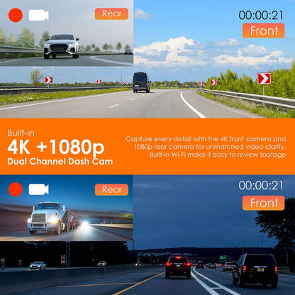 Rexing Wireless Multimedia Receiver CPDuo-7 - CarPlay + Android Auto + Dash Cam
