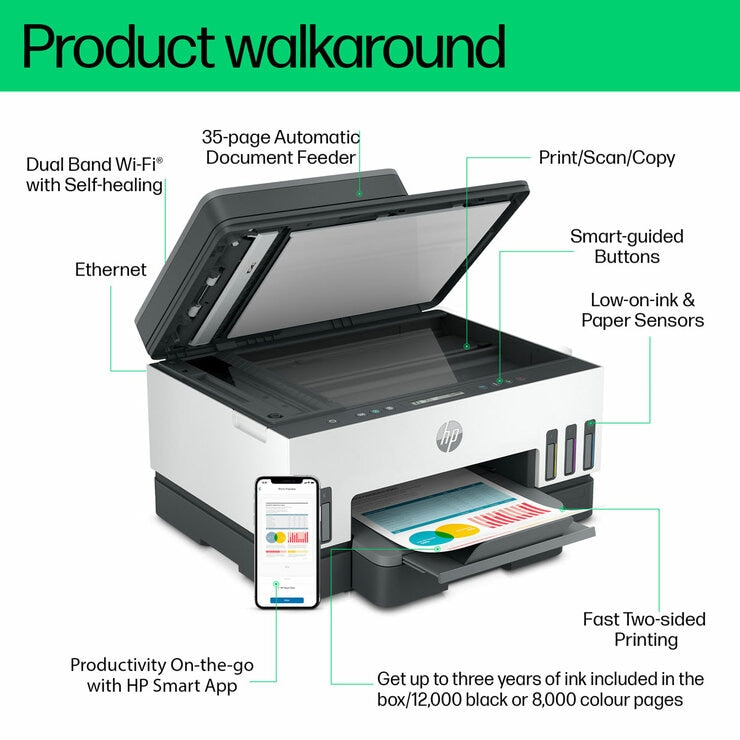 HP Smart Tank 7305 Wireless All in One Colour Printer