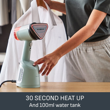 Tefal DT9814G0 AeroSteam Garment Steamer in Sage Green