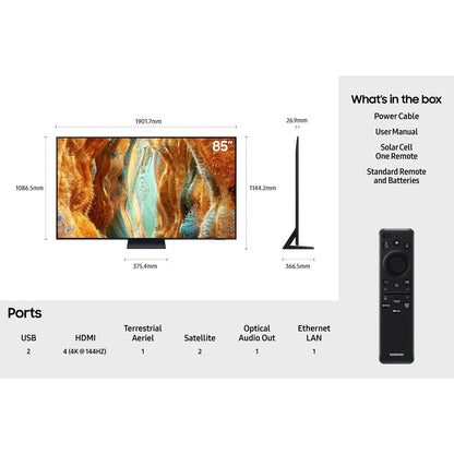 Samsung QE85QN70FAUXXU 85 Inch Neo QLED 4K Ultra HD Smart TV