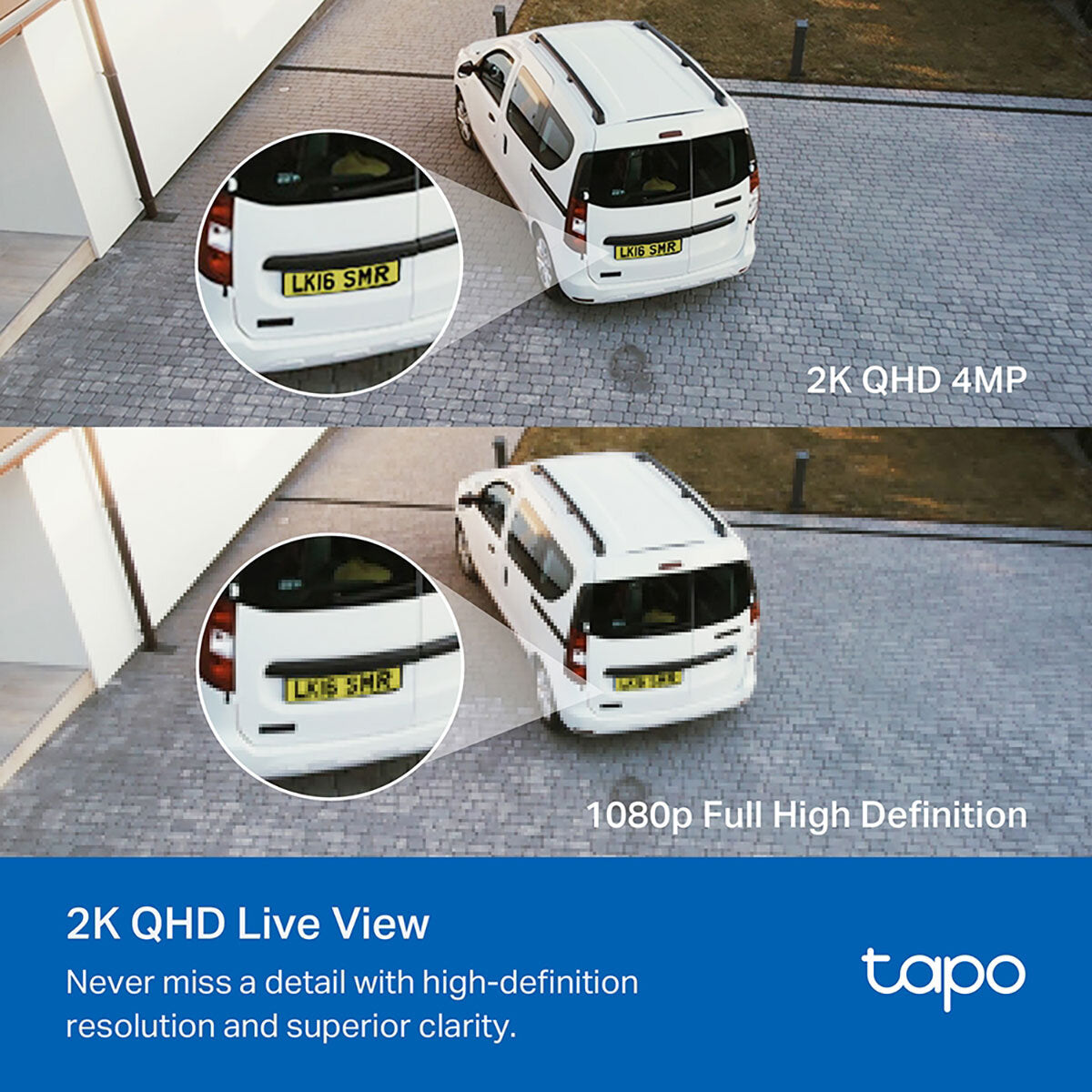 TP-Link Tapo C720 2K 4MP Smart Floodlight Security Camera - 2 Pack