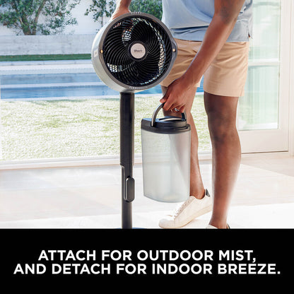 Shark FlexBreeze Pro Mist in Charcoal Grey, FA300UK