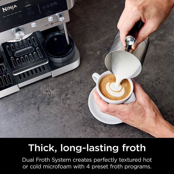 Ninja Luxe Cafe Premier Bean to Cup Coffee Machine, ES601UK