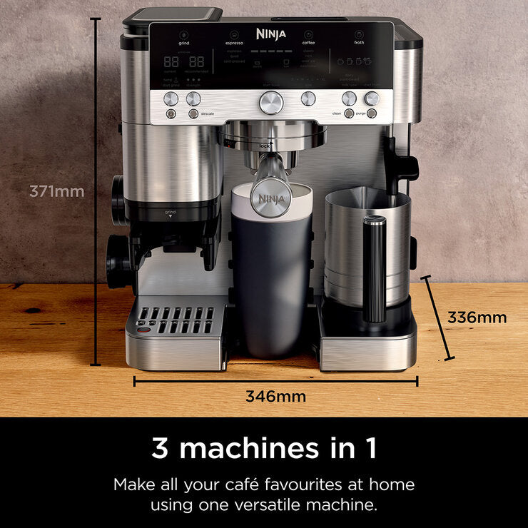 Ninja Luxe Cafe Premier Bean to Cup Coffee Machine, ES601UK