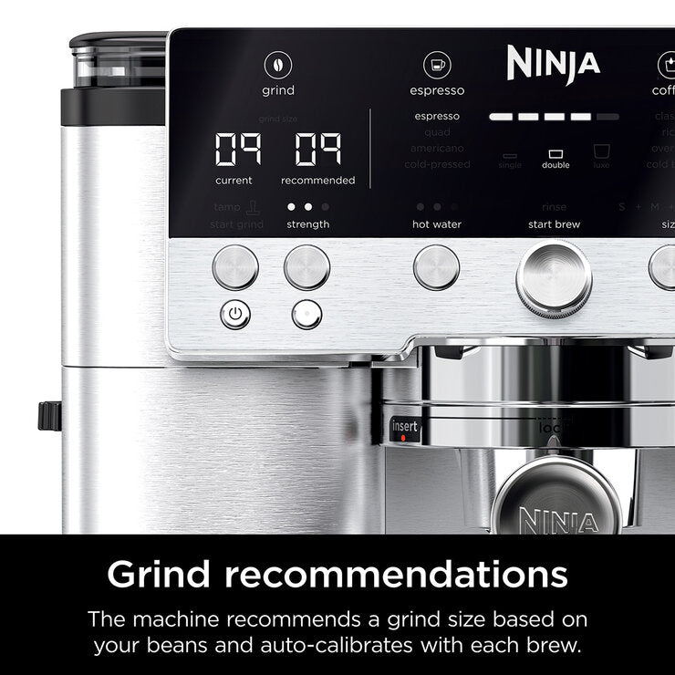 Ninja Luxe Cafe Premier Bean to Cup Coffee Machine, ES601UK