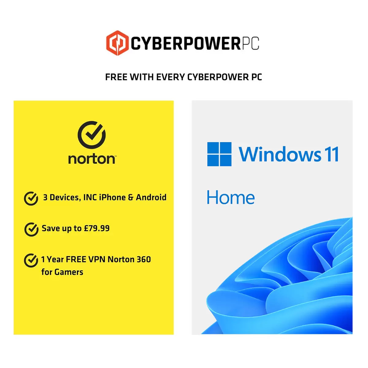 CyberPower Intel Core i5 16GB RAM 1TB SSD NVIDIA GeForce RTX 5060 Desktop Bundle