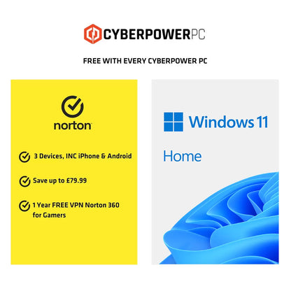 CyberPower Intel Core i5 16GB RAM 1TB SSD NVIDIA GeForce RTX 5060 Desktop Bundle