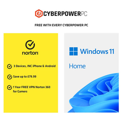 CyberPower AMD Ryzen 5 16GB RAM 1TB SSD NVIDIA GeForce RTX 5060 Gaming Desktop