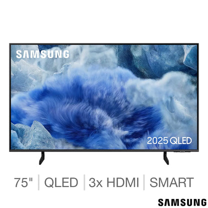 Samsung 75 Inch QLED 4K Ultra HD Smart TV, 4K Upscaling Q-Symphony QE75Q8FAAUXXU