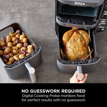 Ninja Double Stack 9.5L Air Fryer with Smart Cook System, SL451UK