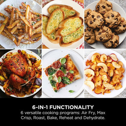 Ninja Double Stack 9.5L Air Fryer with Smart Cook System, SL451UK