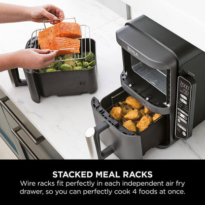 Ninja Double Stack 9.5L Air Fryer with Smart Cook System, SL451UK
