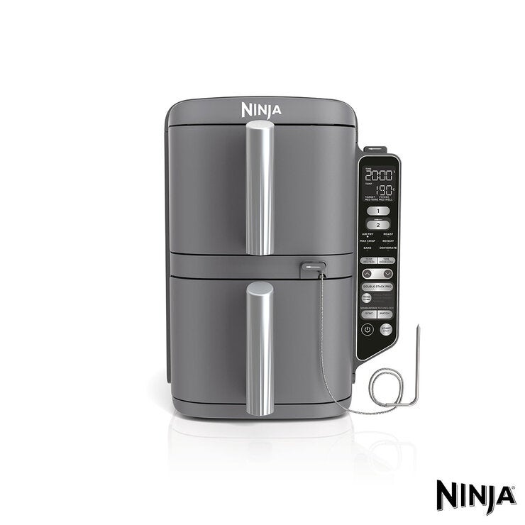 Ninja Double Stack 9.5L Air Fryer with Smart Cook System, SL451UK